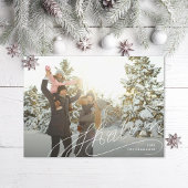 Shalom Hand Lettering Chanoeka Foto Feestdagenkaart