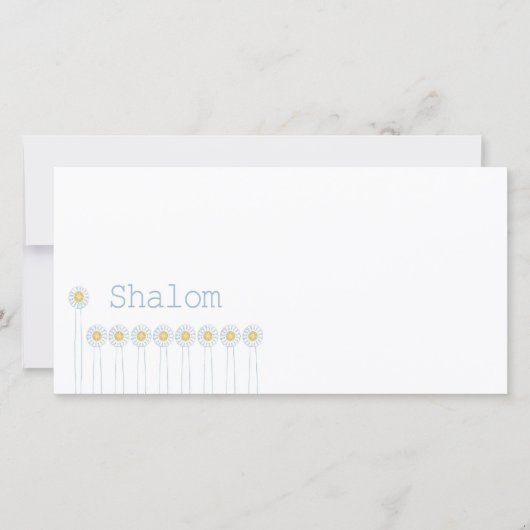 Shalom {Horizontaal} (Voorkant)