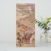 Shalom in Pesach. Fine Art Pesach Wenskaart Kaart (Staand voorkant)