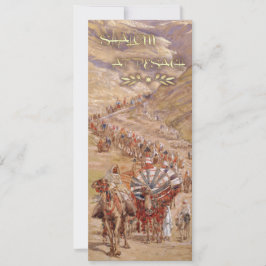 Shalom in Pesach. Fine Art Pesach Wenskaart Kaart