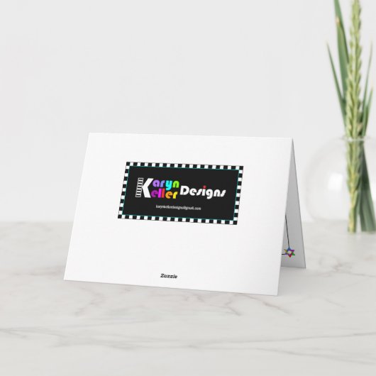 Shalom kattenstaarten kaart (Achterkant)