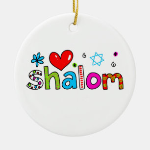 Shalom Keramisch Ornament