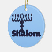 Shalom Keramisch Ornament (Links)