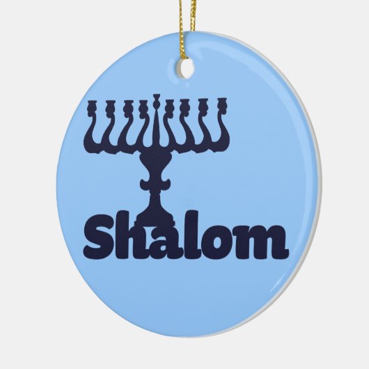 Shalom Keramisch Ornament (Links)