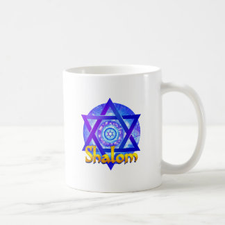 SHALOM met ster van David Medallion Koffiemok