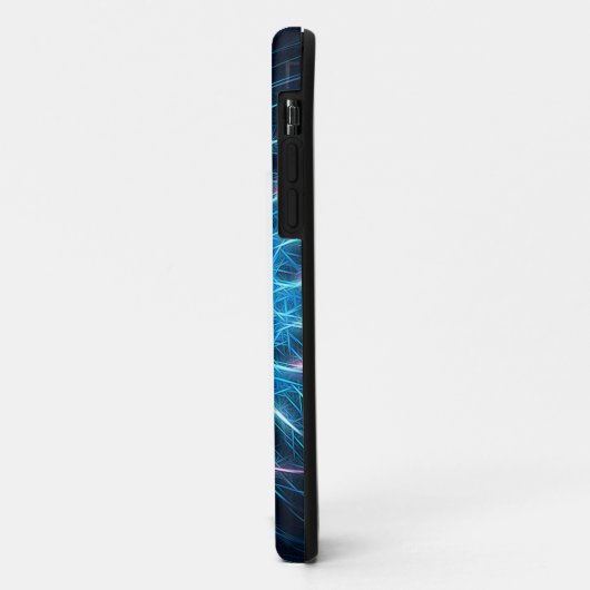 Shalom op Blue Fractal Case-Mate iPhone Case (Achterkant/links)