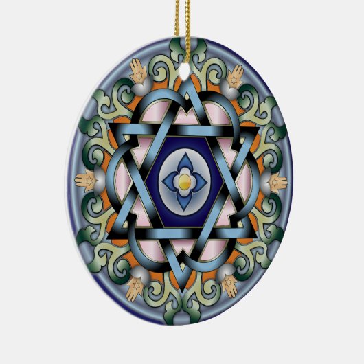 Shalom Ornament (Rechts)