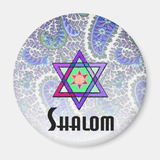 Shalom Paisley blue Magneet