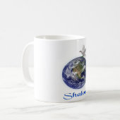 Shalom Peace Dove Koffiemok (Voorkant links)