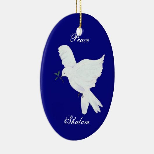 Shalom-Peace Dove Ornament (Rechts)