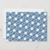 Shalom Peace Love Light Modern Hanukkah Kaart (Achterkant)