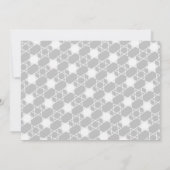 Shalom Peace Love Light Modern Hanukkah Kaart (Achterkant)