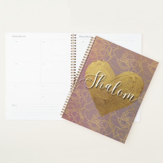 Shalom Pink & Gold Planner (Display)