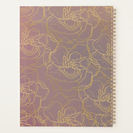 Shalom Pink & Gold Planner (Achterkant)