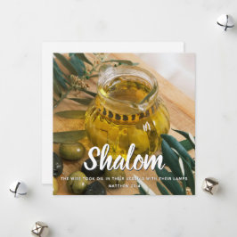 Shalom Religieuze Groet Feestdagenkaart