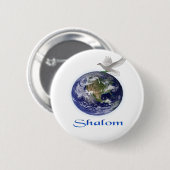 shalom ronde button 5,7 cm (Voorkant /achterkant)