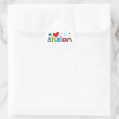 Shalom Ronde Sticker (Tas)