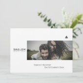 Shalom Shalom-fotokaart Kaart (Staand voorkant)