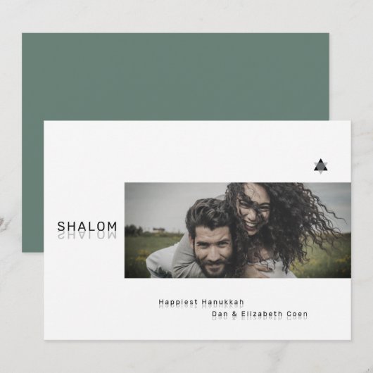 Shalom Shalom-fotokaart Kaart (Voorkant / Achterkant)