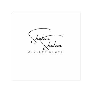 Shalom Shalom (Perfect Peace) Self-Ink Stamper Zelfinktende Stempel