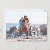 Shalom Star Chanoeka Vakantie Kaart (Voorkant)