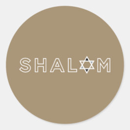 Shalom Star Stickers