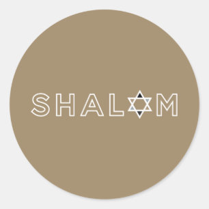Shalom Star Stickers