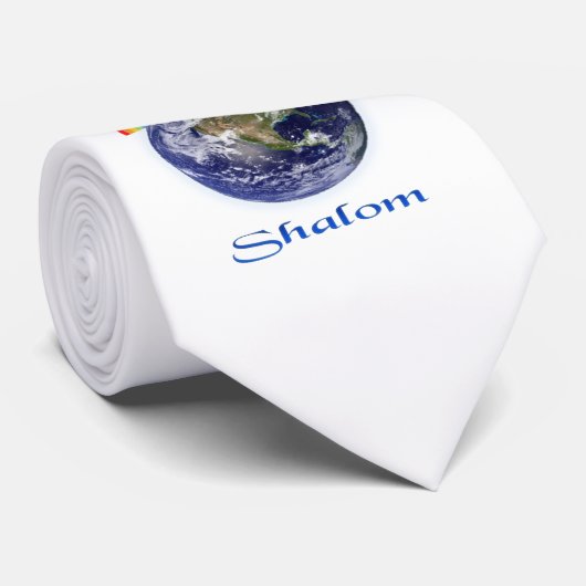 shalom stropdas (Opgerold)