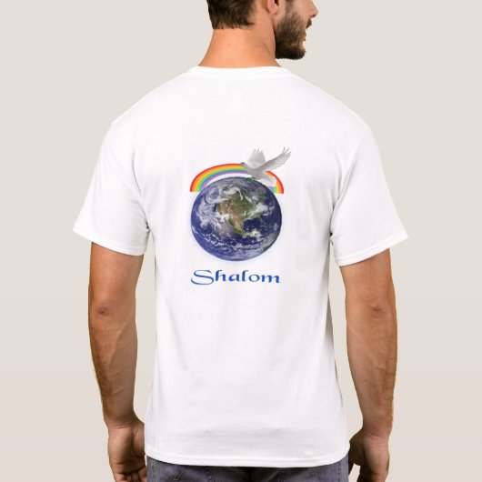 shalom t-shirt (Achterkant)