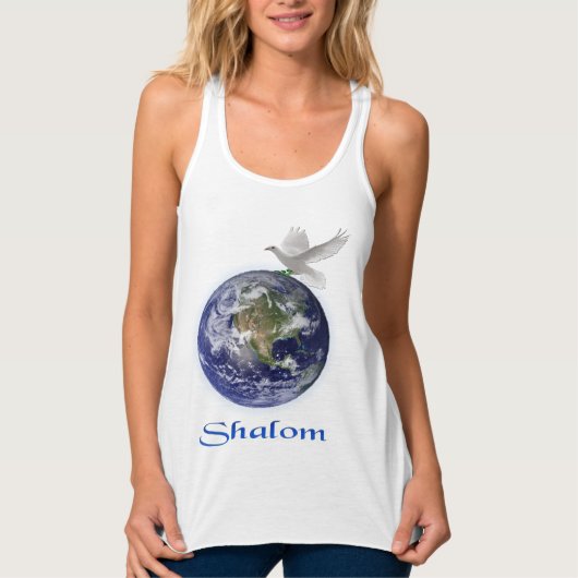 shalom tanktop (Voorkant)
