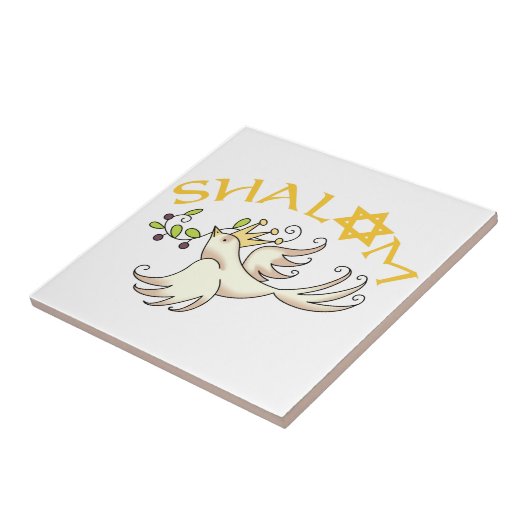 Shalom Tegeltje (Zijkant)