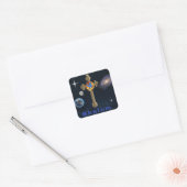 Shalom Vierkante Sticker (Envelop)