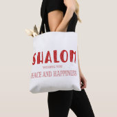 SHALOM vrede en geluk Tote Bag (Dichtbij)