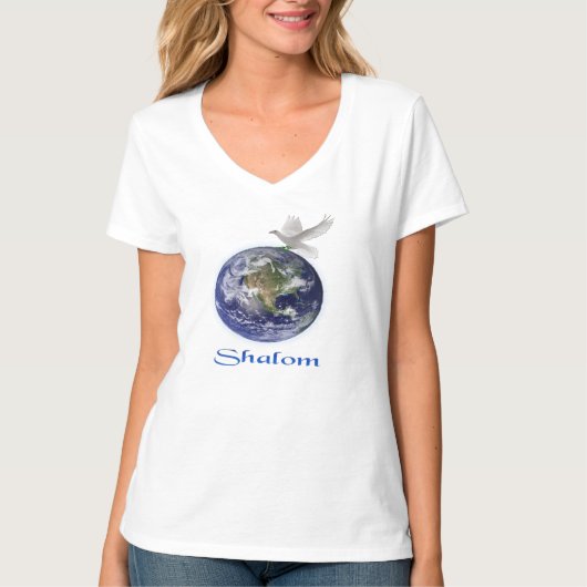 Shalom-vrouwenkleding T-shirt (Voorkant)