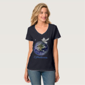 Shalom-vrouwenkleding T-shirt (Voorkant volledig)