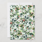 Shalom White Lettering Overlay Foto Hanukkah Feestdagenkaart (Achterkant)