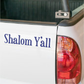 Shalom Y'all Bumpersticker (Op Truck)