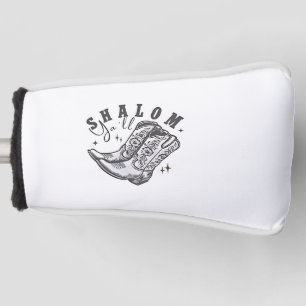 Shalom Y'all Cowboy Joodse Chanoeka West Golfheadcover