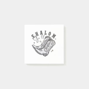 Shalom Y'all Cowboy Joodse Chanoeka West Post-it® Notes