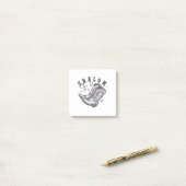 Shalom Y'all Cowboy Joodse Chanoeka West Post-it® Notes (Op bureau)