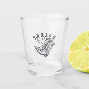 Shalom Y'all Cowboy Joodse Chanoeka West Shot Glas