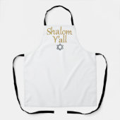 Shalom Y'all - Joodse feestgeschenken Schort (Voorkant)