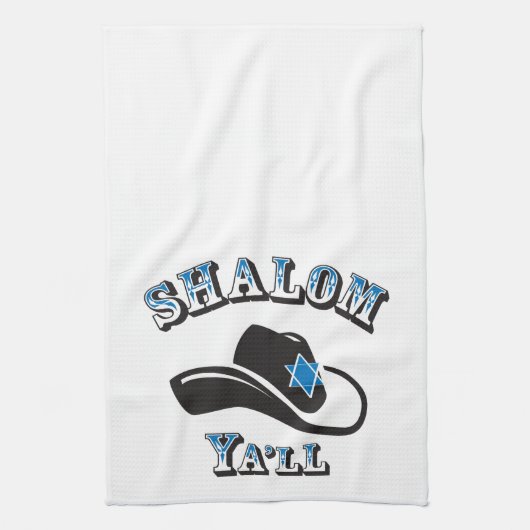 Shalom Ya'll Kitchen Towel Theedoek (Verticaal)