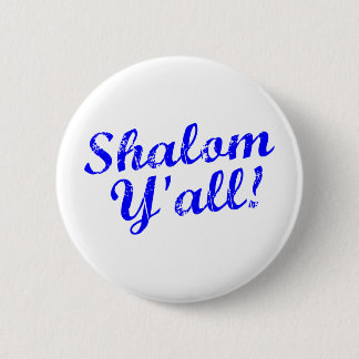 Shalom Y'all! Ronde Button 5,7 Cm