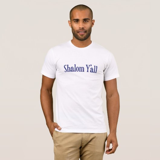 Shalom Y'all T-shirt (Voorkant volledig)