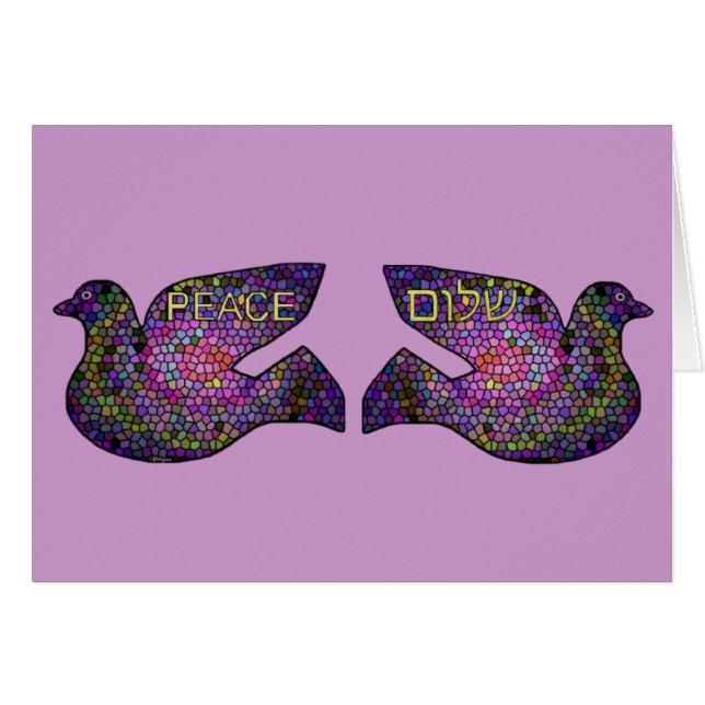 ShalomPeaceDoves-kaart (Voorkant Horizontaal)