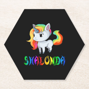 Shalonda Unicorn Kartonnen Onderzetters