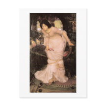 Shalott kijkend naar Lancelot