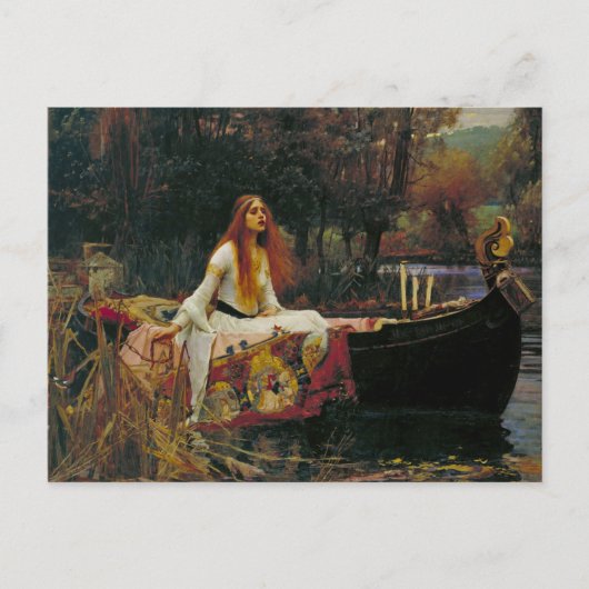 Shalott op het water briefkaart (Voorkant)