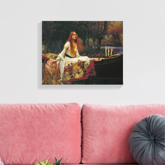 Shalott op het water canvas afdruk (Insitu (Woonkamer))